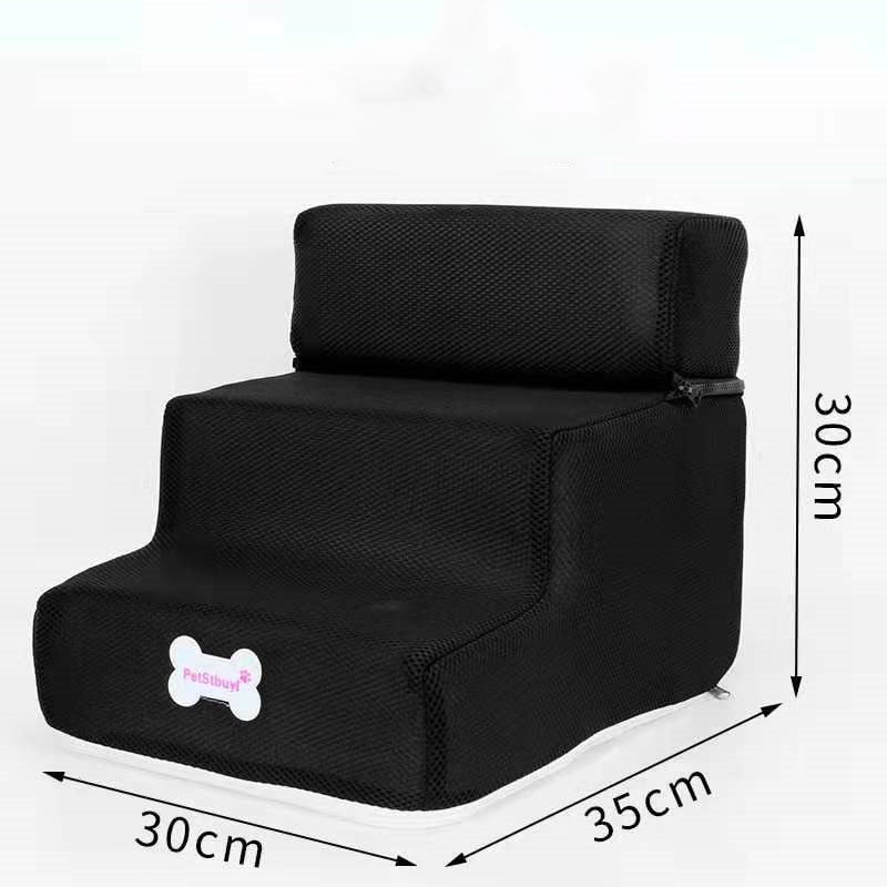 Compact 2-Step Pet Stairs — For Small Dogs & Cats