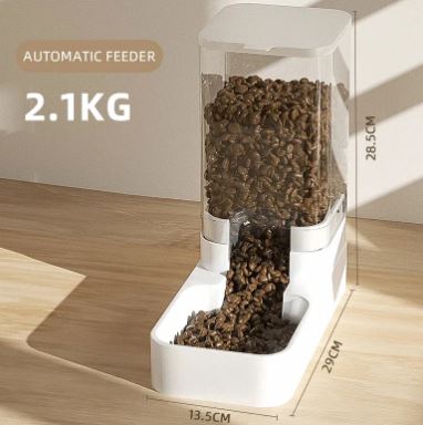 Gravity Pet Feeder & Water Fountain Set
